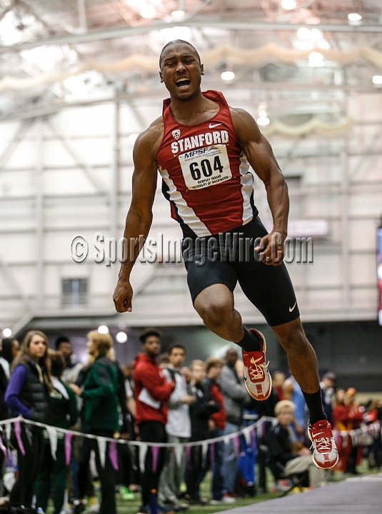 2015MPSFsat-013.JPG - Feb 27-28, 2015 Mountain Pacific Sports Federation Indoor Track and Field Championships, Dempsey Indoor, Seattle, WA.